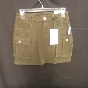 FRENZY DENIM  - High Rise  - Cargo Skirt